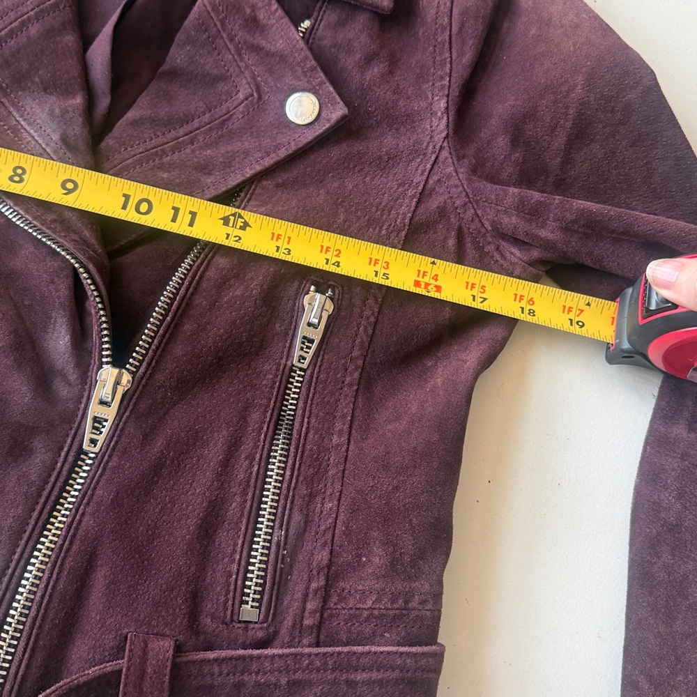 Blank NYC burgundy leather jacket - Picture 12 of 13